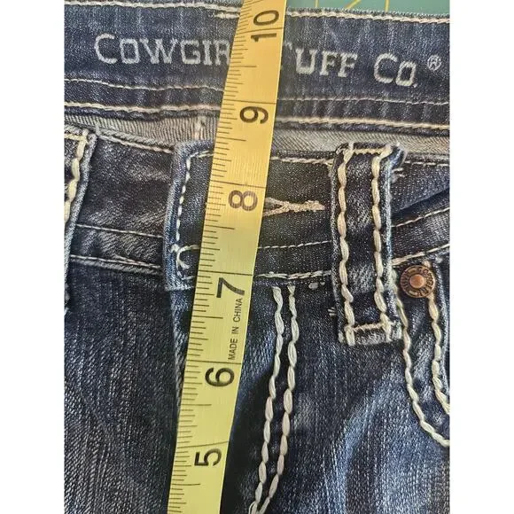 Cowgirl Tuff Vintage Cross Western Embroidered Jeans 27 - Picture 8 of 16